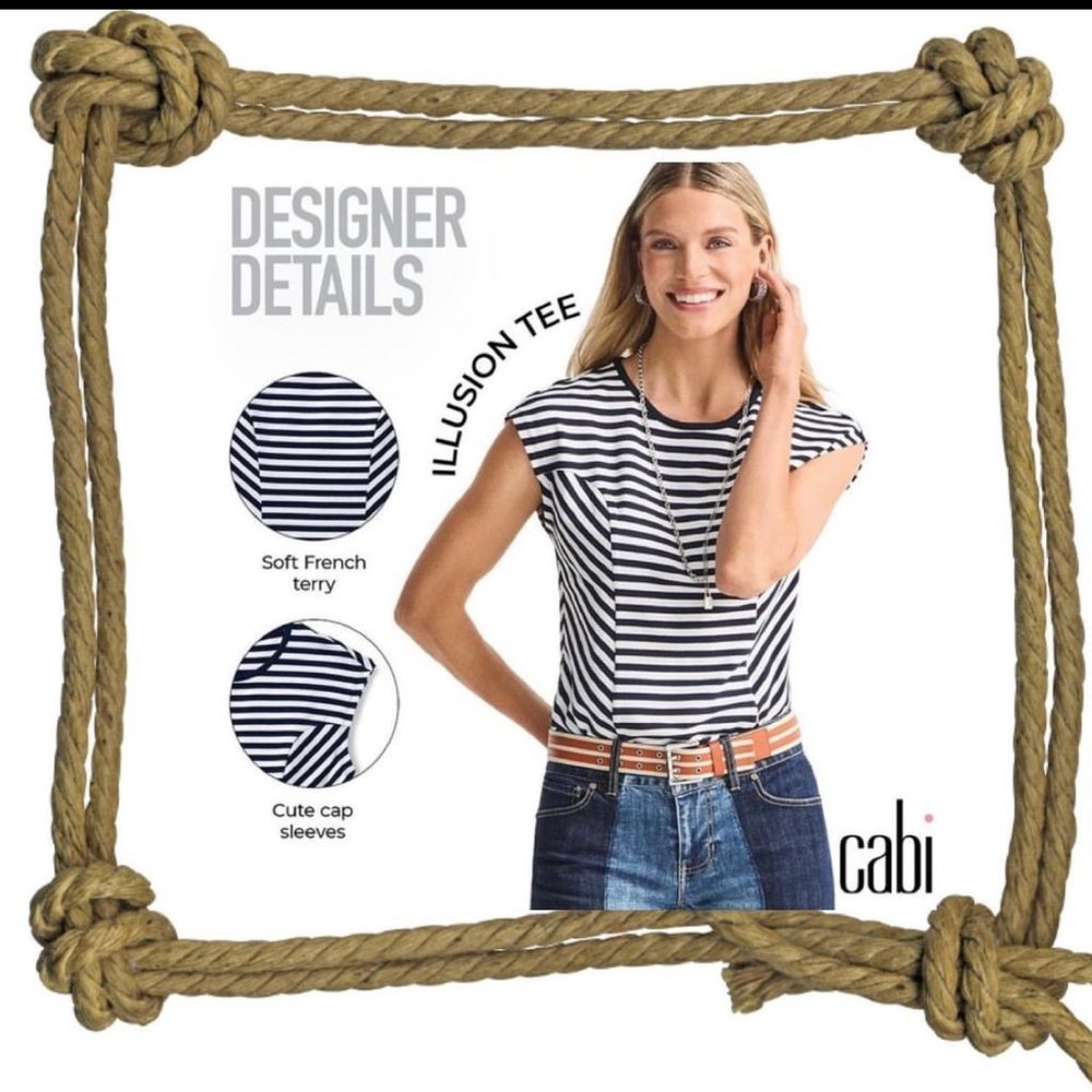 Cabi Sample Sale - M - Illusion Tee. NWOT.